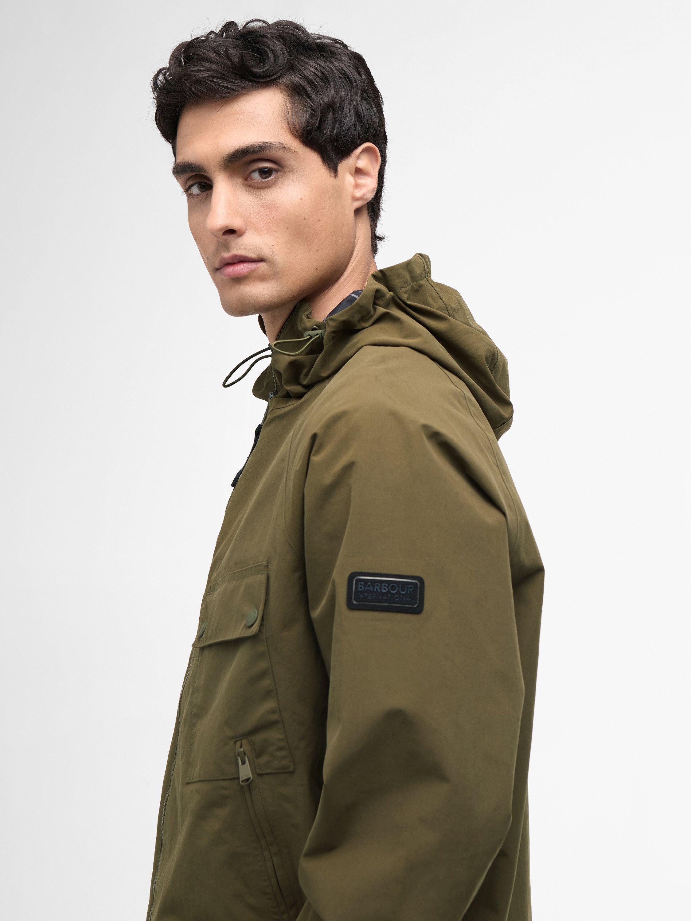 Product image 3 of 7, which shows Barbour International Mispen Waterproof Jacket, Light Sage, S