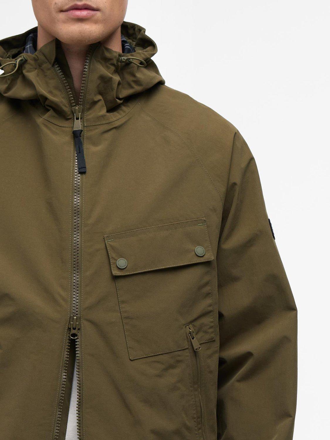 Product image 4 of 7, which shows Barbour International Mispen Waterproof Jacket, Light Sage, S