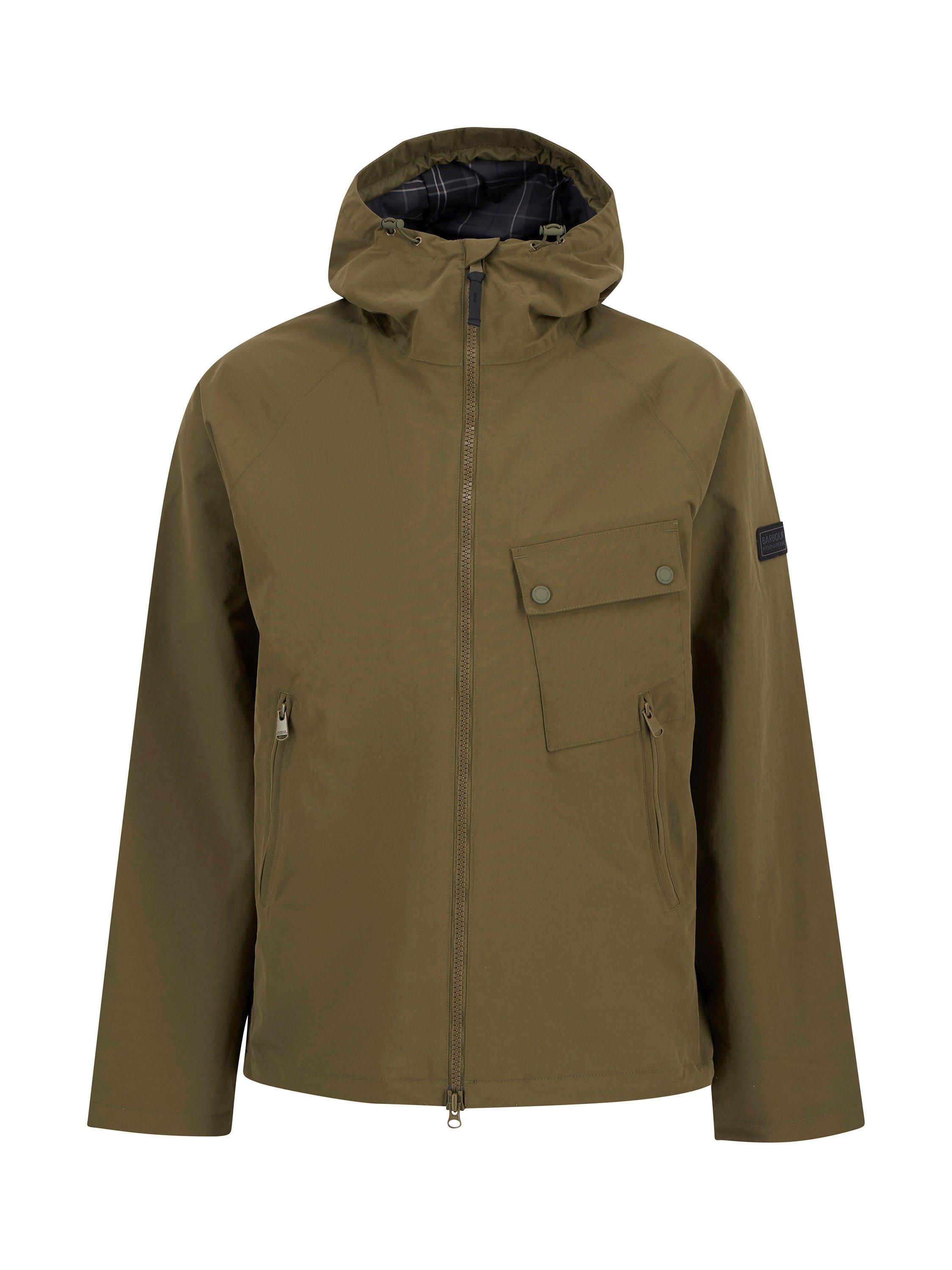 Product image 7 of 7, which shows Barbour International Mispen Waterproof Jacket, Light Sage, S