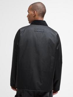 Barbour Tract Waxed Cotton Jacket, Black - view 2, Black