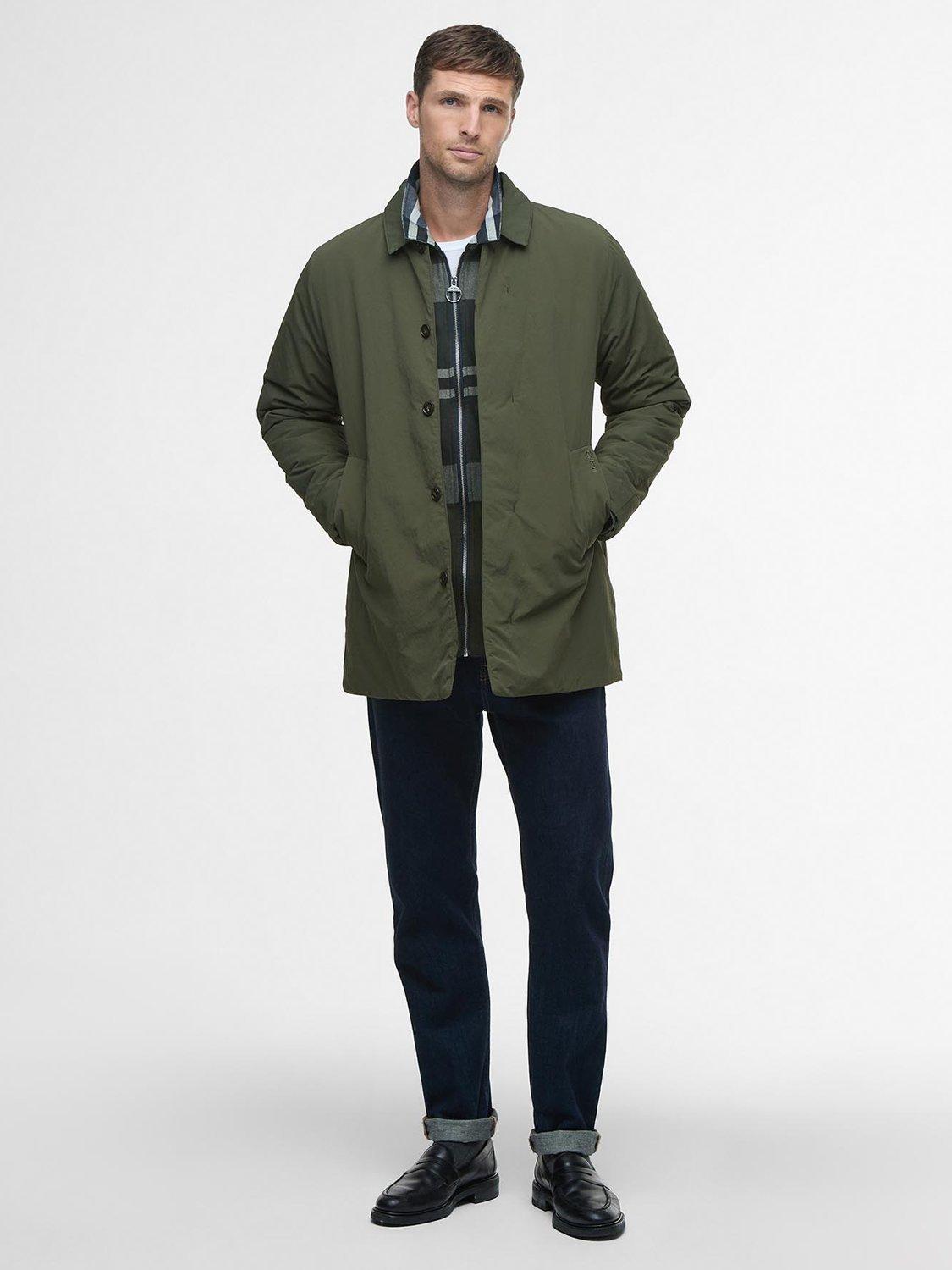 Product image 6 of 7, which shows Barbour Wadded Lorden Showerproof Mac, Olive, S