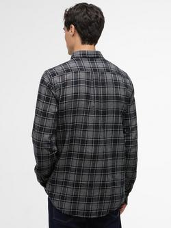 Barbour International Basset Cotton Regular Fit Check Shirt, Black - view 2, Black