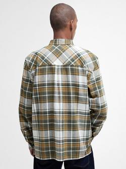 Barbour Malham Cotton Check Relaxed Long-Sleeve Shirt, Bronze - view 2, Bronze