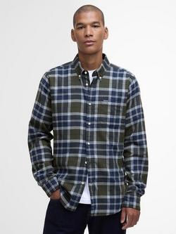 Barbour Rasay Tailored Long Sleeve Cotton Shirt, Fernwood Tartan, Fernwood Tartan