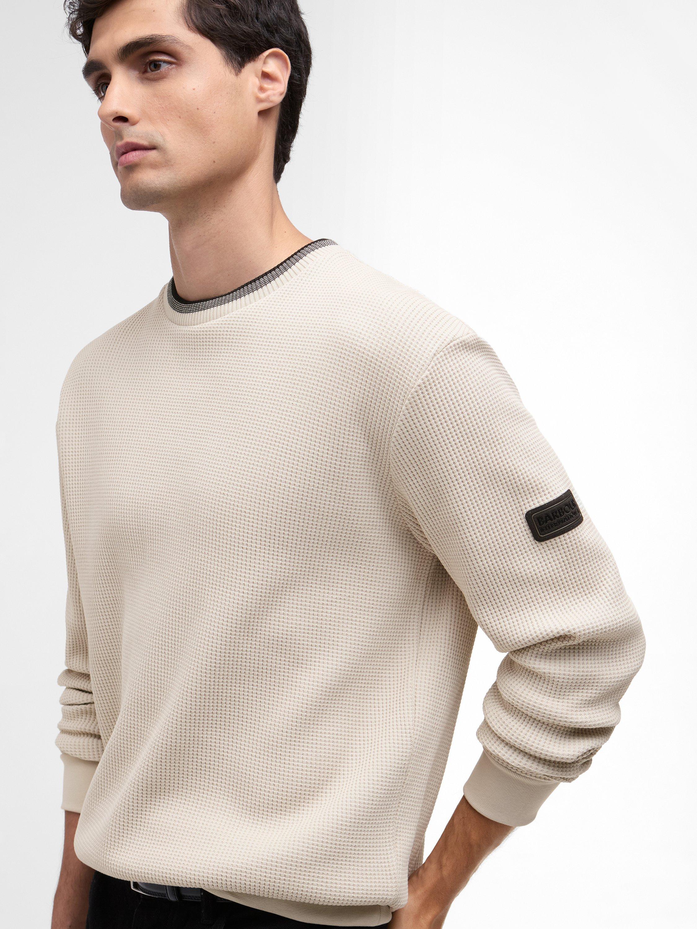 Product image 3 of 5, which shows Barbour International Callum Sweatshirt, Mist, S