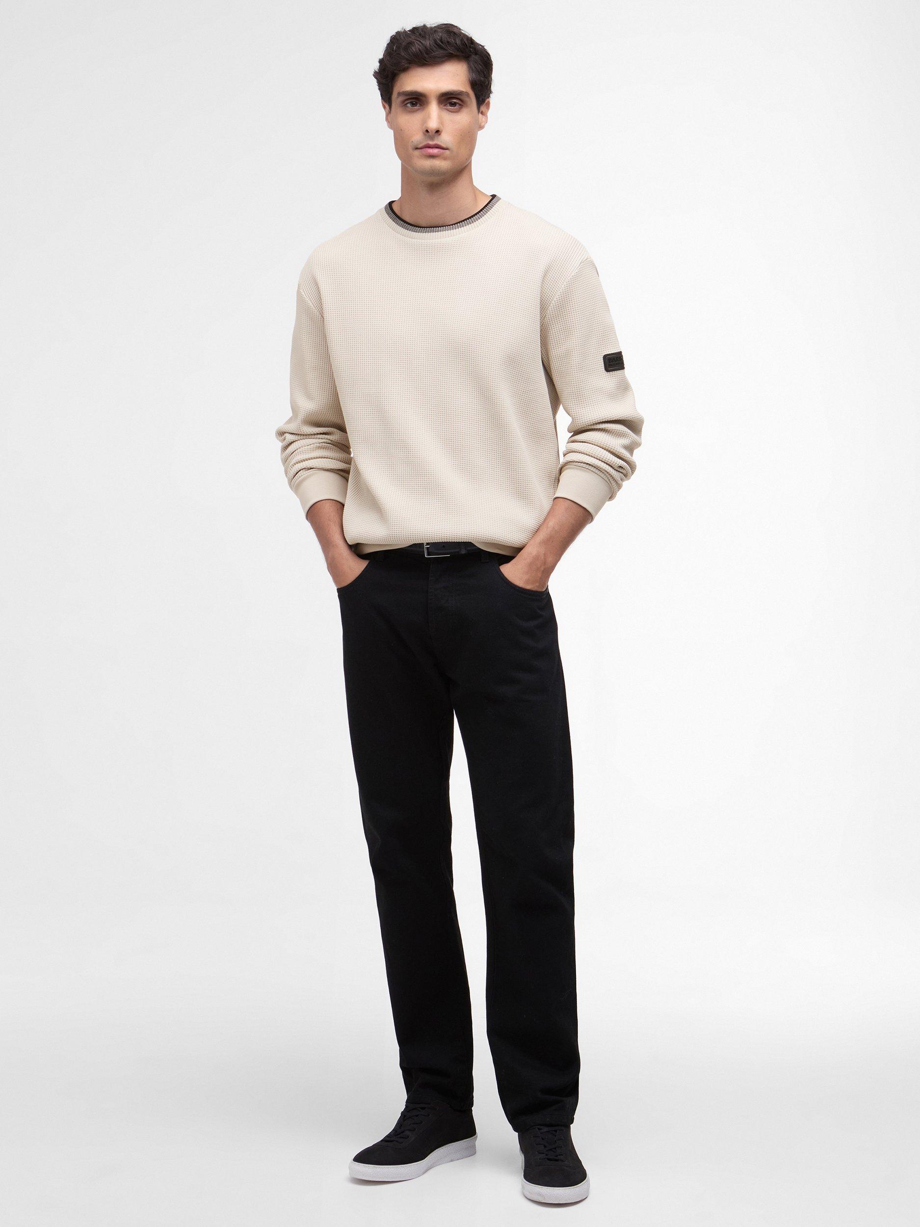 Product image 4 of 5, which shows Barbour International Callum Sweatshirt, Mist, S