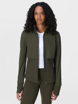 Sweaty Betty Pro Run Water Resistant Run Jacket, Nori Green
