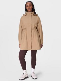 Sweaty Betty Guide Waterproof Parka Coat, Golden Beige