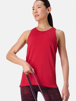 Sweaty Betty Athlete Featherweight Loose Seamless Tank Top - view 2, Pepper Red
