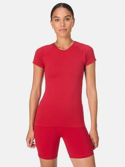 Sweaty Betty Athlete Seamless Gym Top, Pepper Red