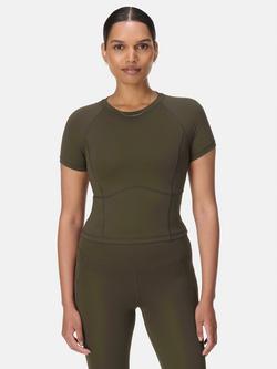Sweaty Betty Lightweight Short Length Workout T-Shirt, Nori Green, Nori Green