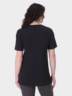 Sweaty Betty Soft Flow Studio T-Shirt - view 2, Black