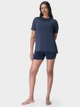 Sweaty Betty Longline T-Shirt, Navy Blue