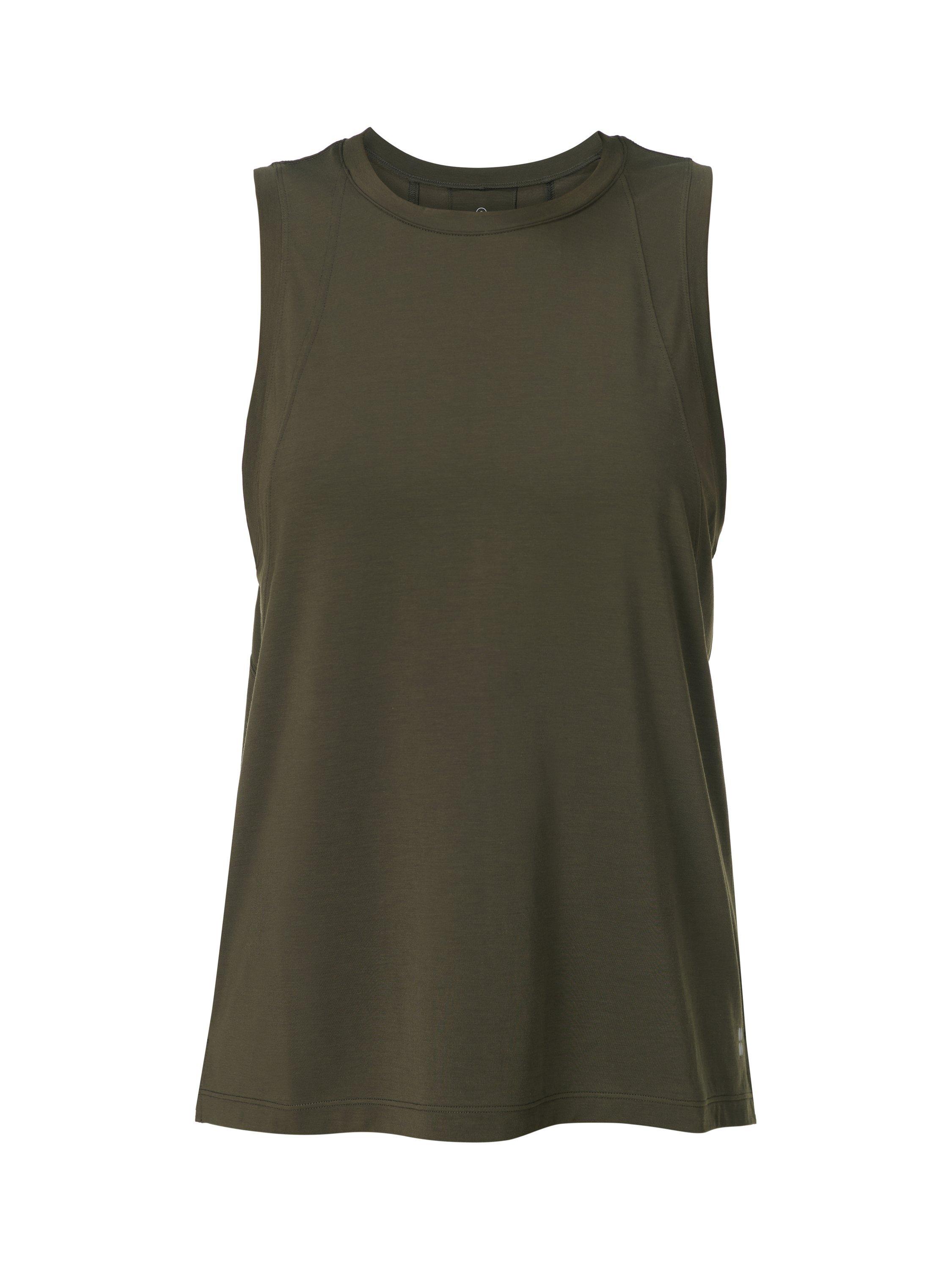 Product image 7 of 7, which shows Sweaty Betty Soft Flow Studio Tank Top, Nori Green, XXS