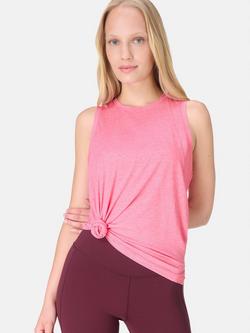 Sweaty Betty Soft Flow Studio Tank Top - view 2, Lollipop Pink
