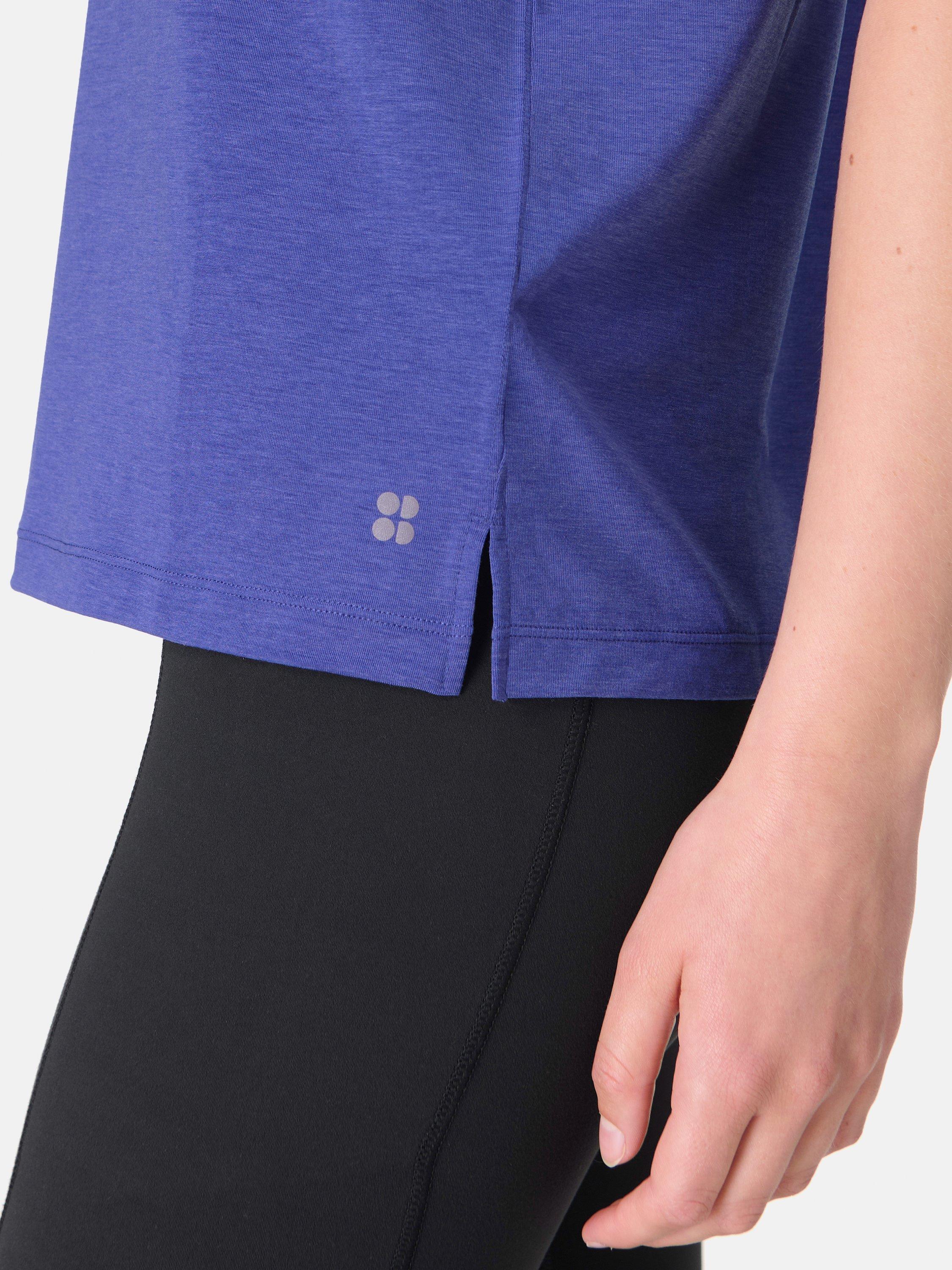 Product image 6 of 7, which shows Sweaty Betty Soft Flow Studio Tank Top, Rich Blue, XXS