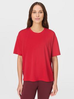 Sweaty Betty Soft Flow Studio T-Shirt, Pepper Red