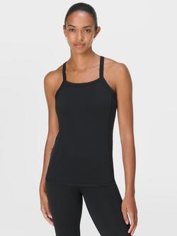 Sweaty Betty Ultra Soft Low Impact Studio Top, Black