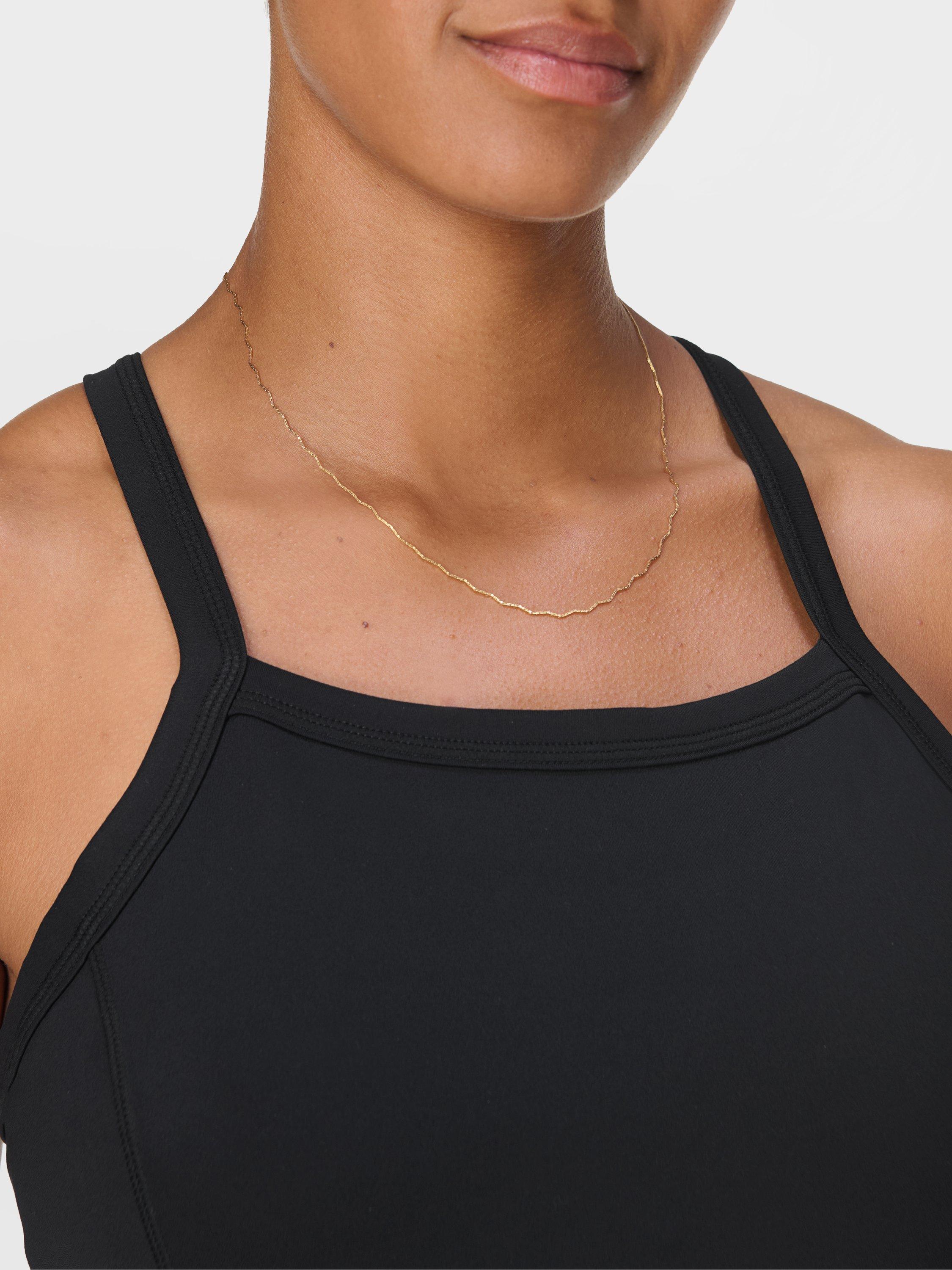 Product image 5 of 6, which shows Sweaty Betty Ultra Soft Low Impact Studio Top, Black, XXS