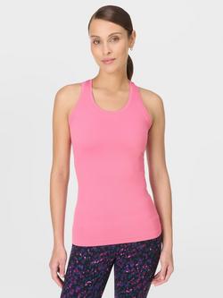 Sweaty Betty Athlete Seamless Workout Tank Top, Lollipop Pink