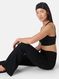 Sweaty Betty Ultimate Studio 32" Flare Trousers, Midnight Navy Blue