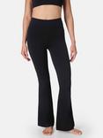 Sweaty Betty Ultimate Studio 30" Flare Trousers, Black