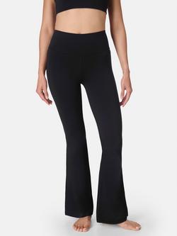 Sweaty Betty Ultimate Studio 30" Flare Trousers, Black