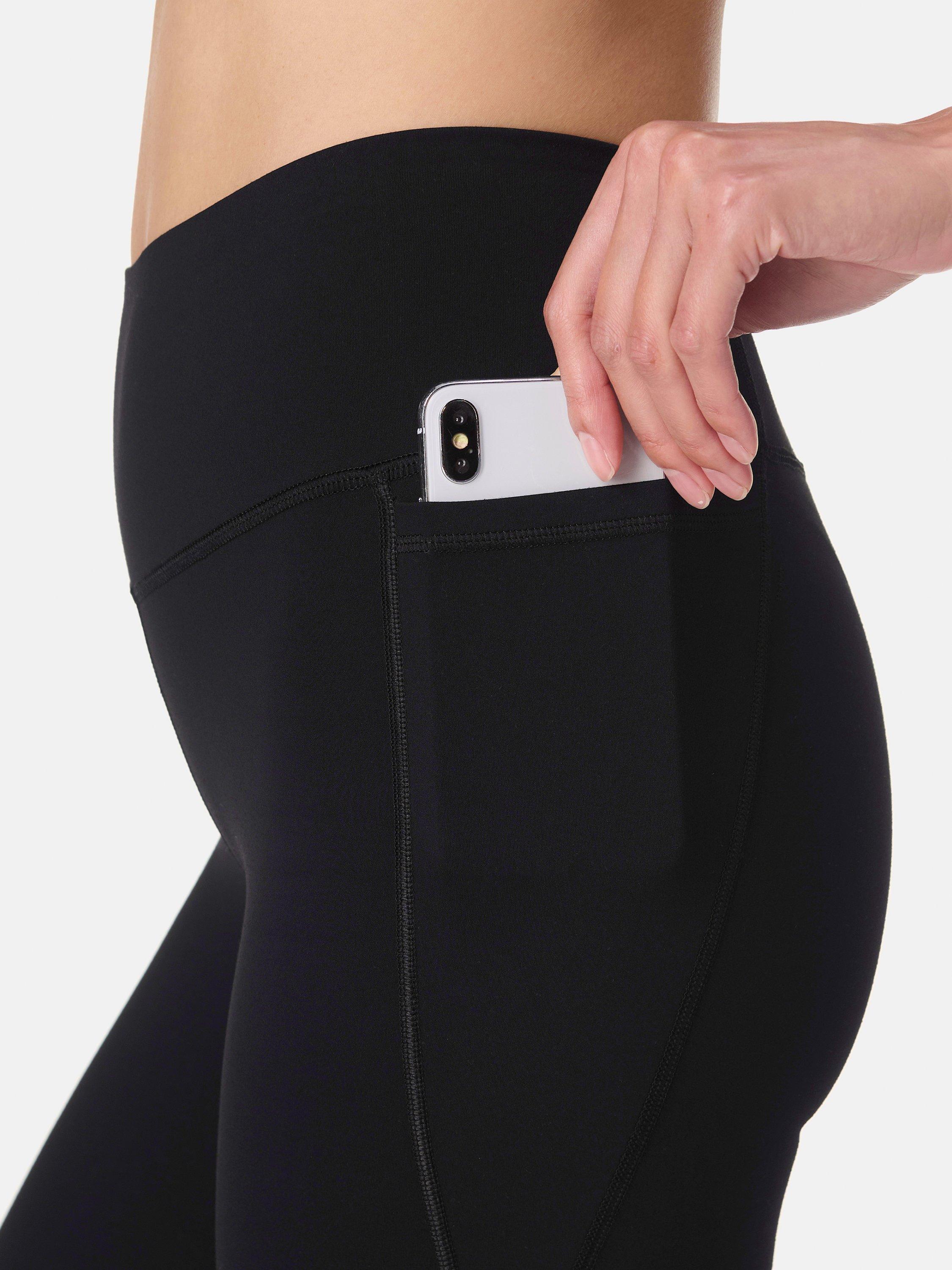 Product image 5 of 7, which shows Sweaty Betty Ultimate Studio 30" Flare Trousers, Black, XXS