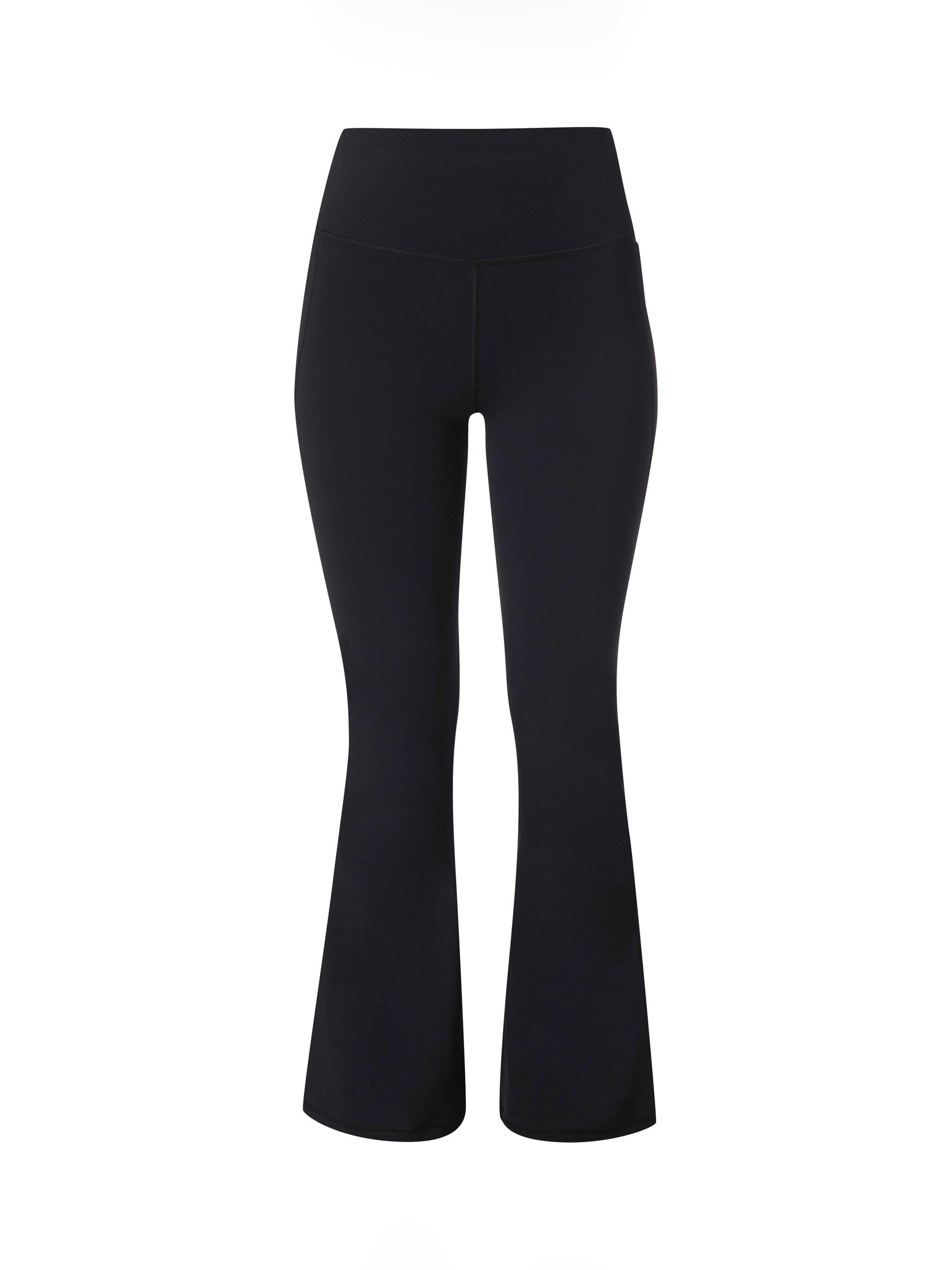 Product image 7 of 7, which shows Sweaty Betty Ultimate Studio 30" Flare Trousers, Black, XXS