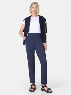 Sweaty Betty Slim Fit Trousers, L71cm, Navy Blue - view 2, Navy Blue