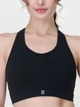 Sweaty Betty Power High Impact Sports Bra, Ultra Black Camo, Black