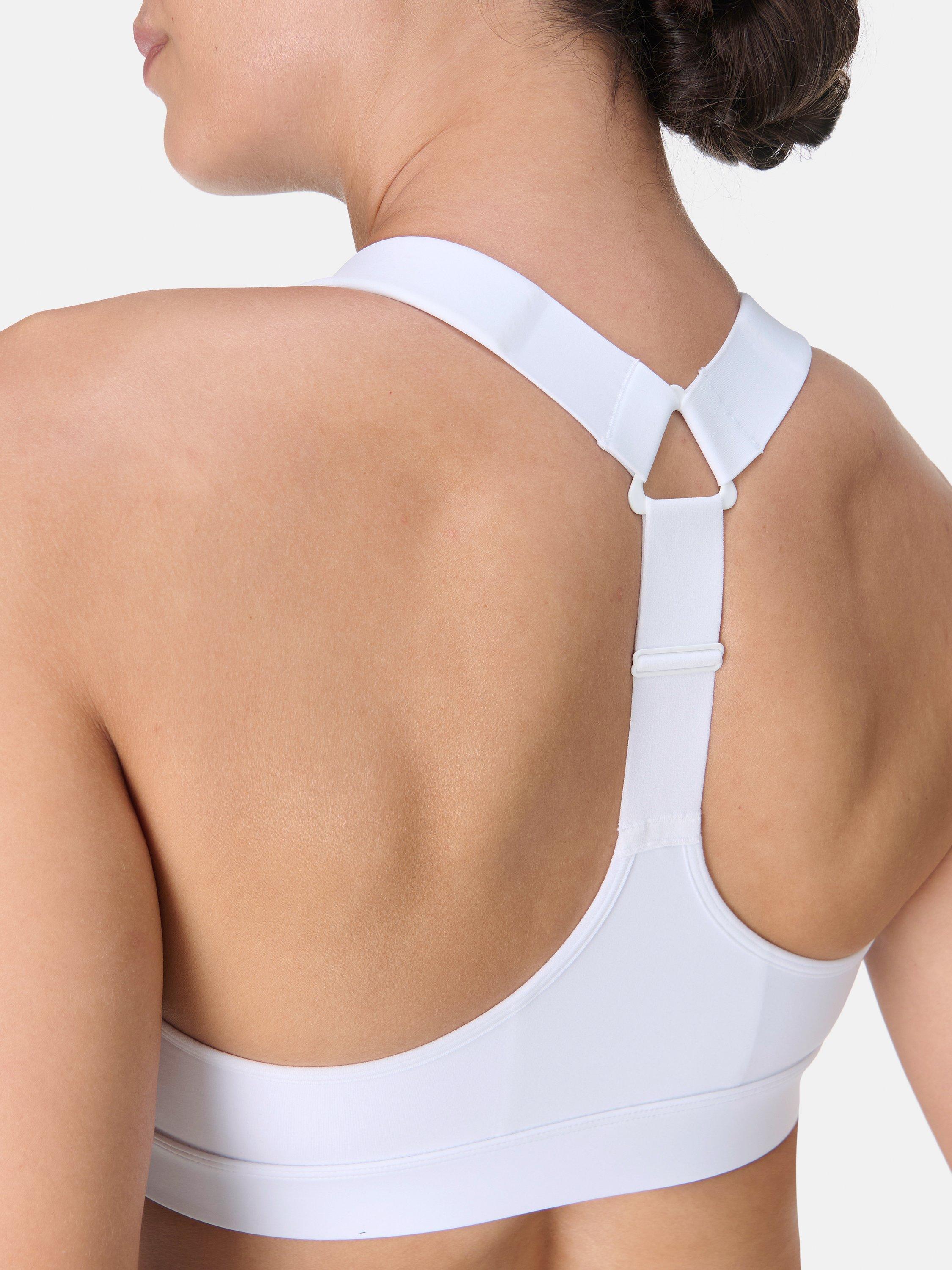 Product image 5 of 7, which shows Sweaty Betty Power Medium Support Seam-Free Bra, White, XXS