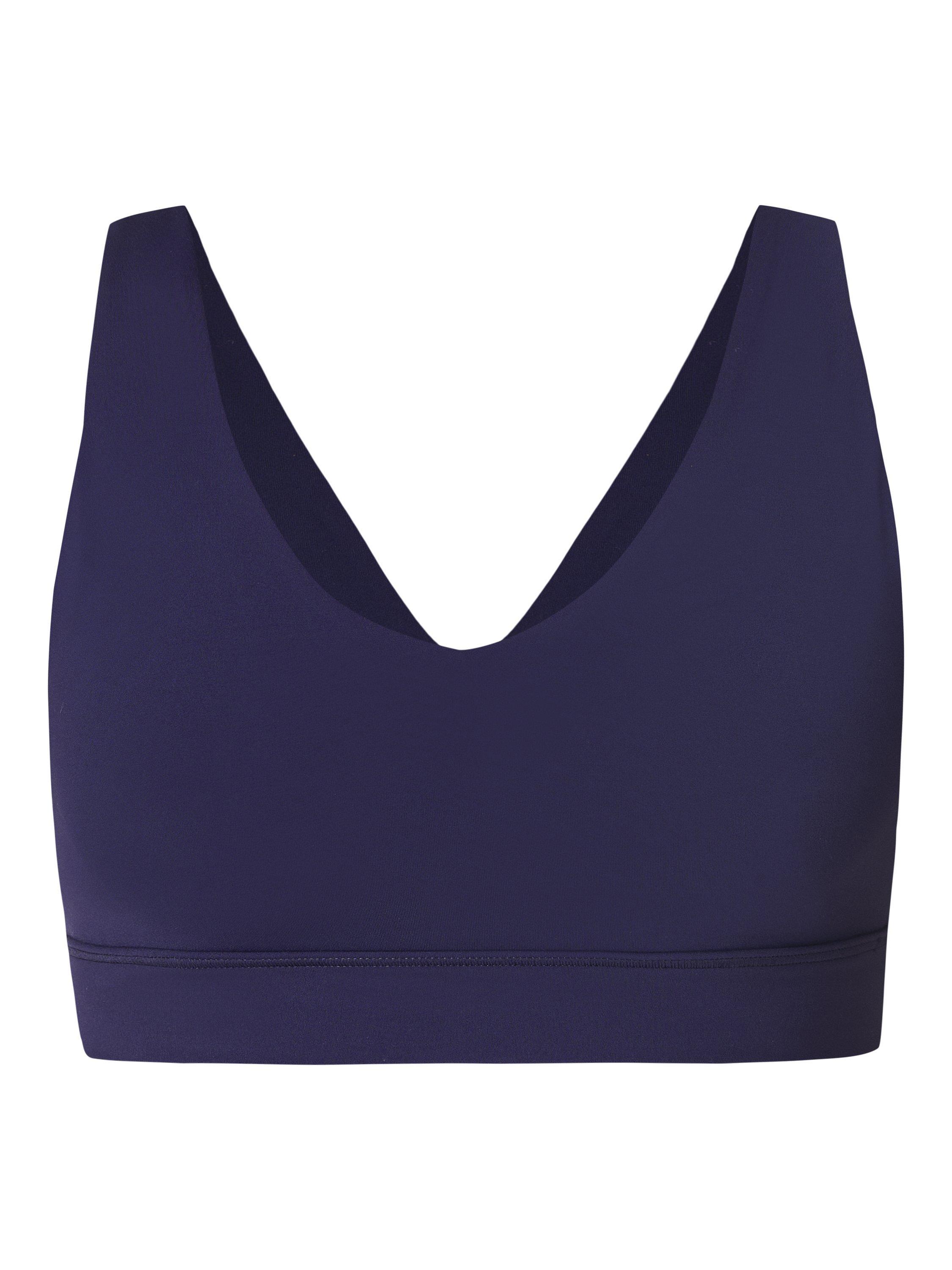 Product image 7 of 9, which shows Sweaty Betty Ultimate Studio Voop Bra, Midnight Navy Blue, XXS