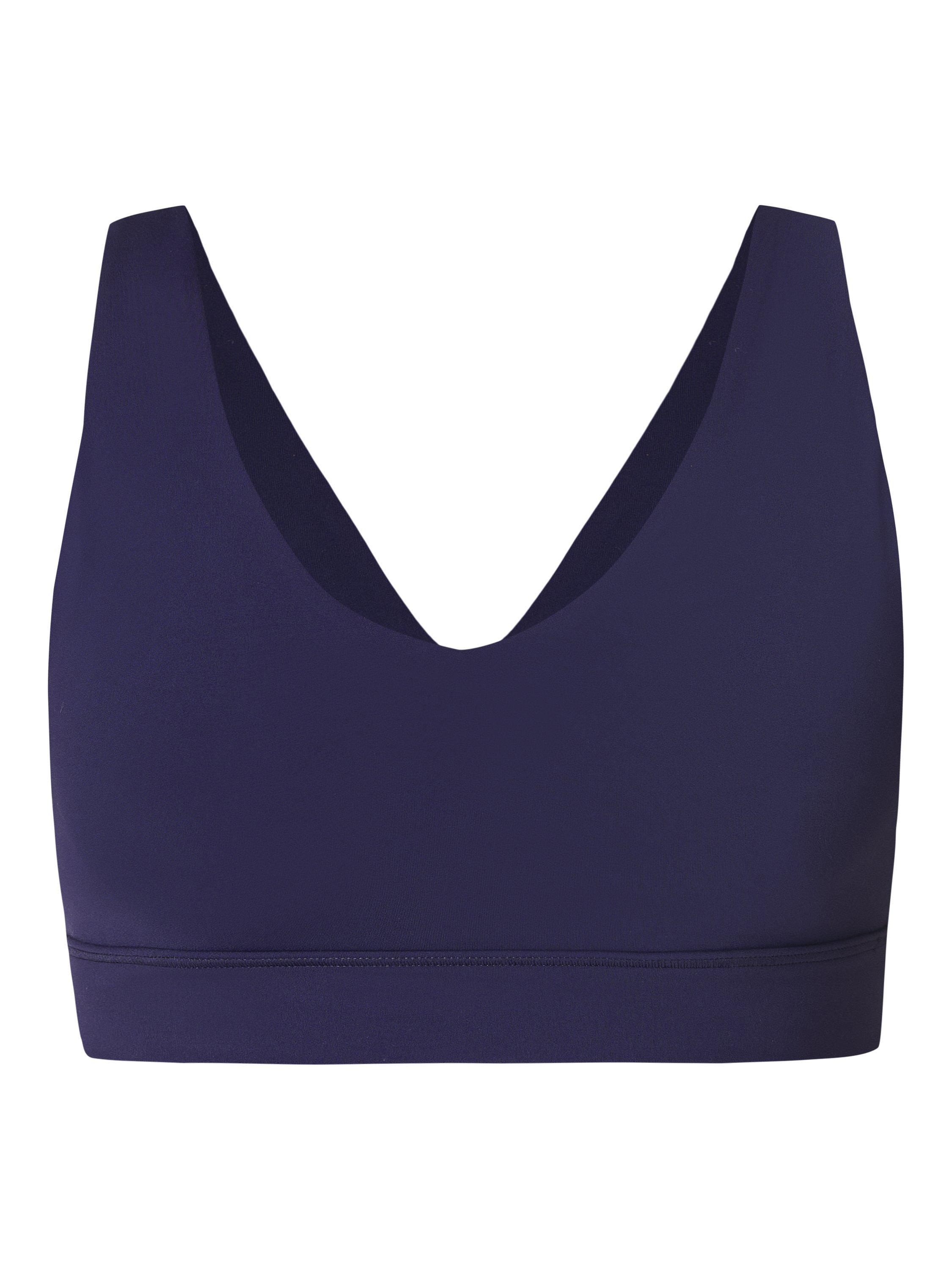 Product image 8 of 9, which shows Sweaty Betty Ultimate Studio Voop Bra, Midnight Navy Blue, XXS