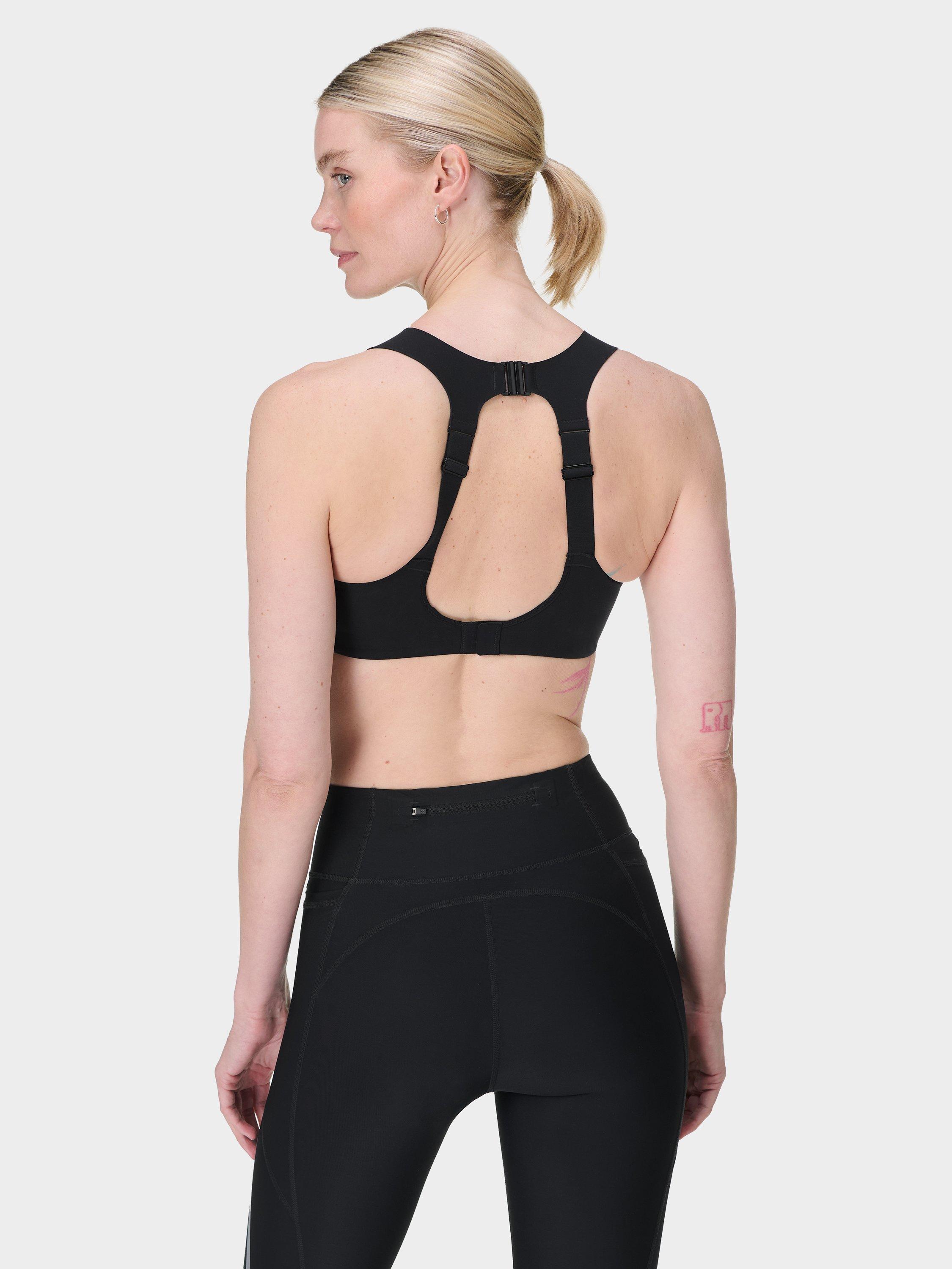 Product image 3 of 6, which shows Sweaty Betty Zero Gravity Running Sports Bra, Black C, 30B