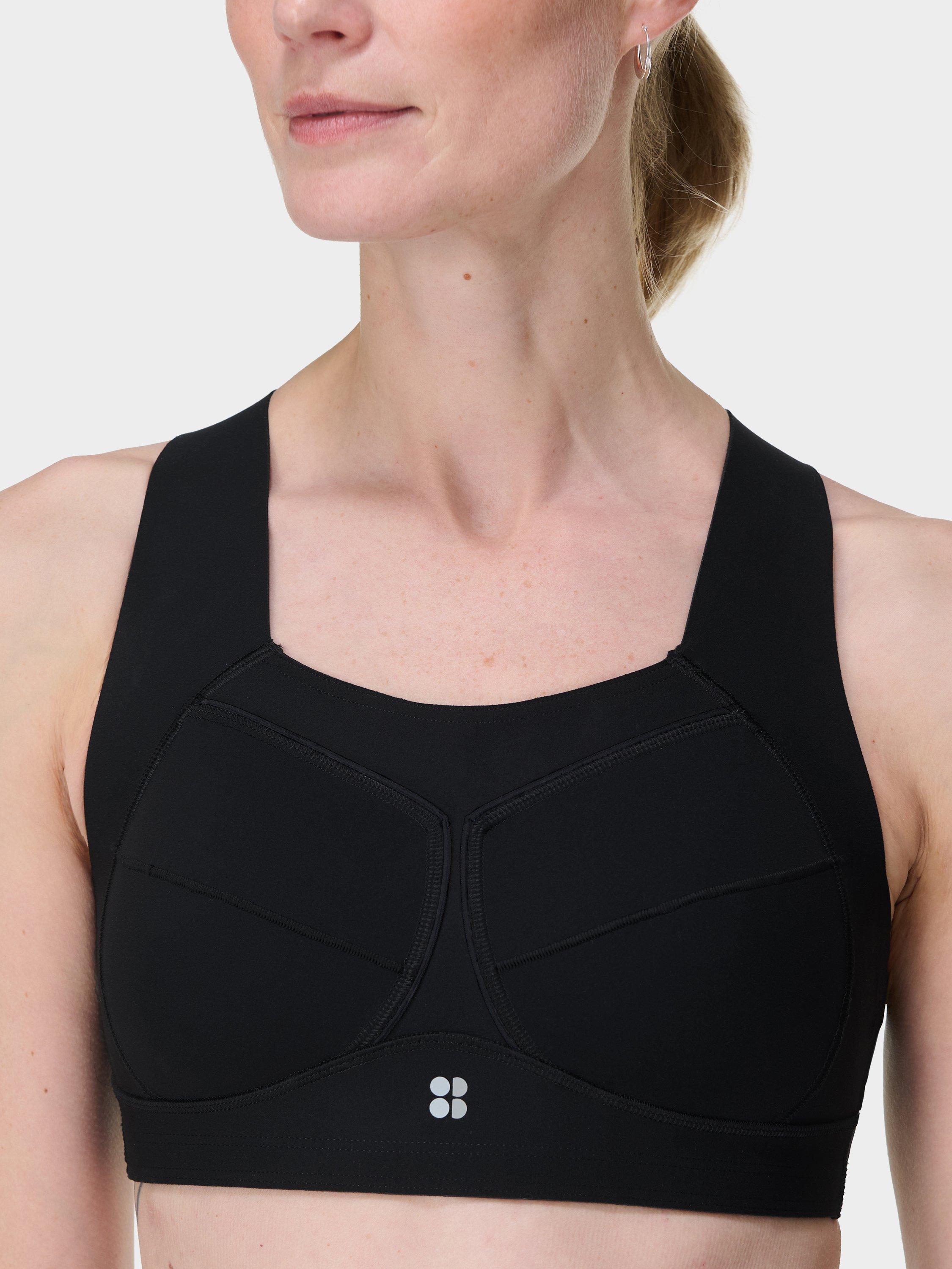 Product image 5 of 6, which shows Sweaty Betty Zero Gravity Running Sports Bra, Black C, 30B