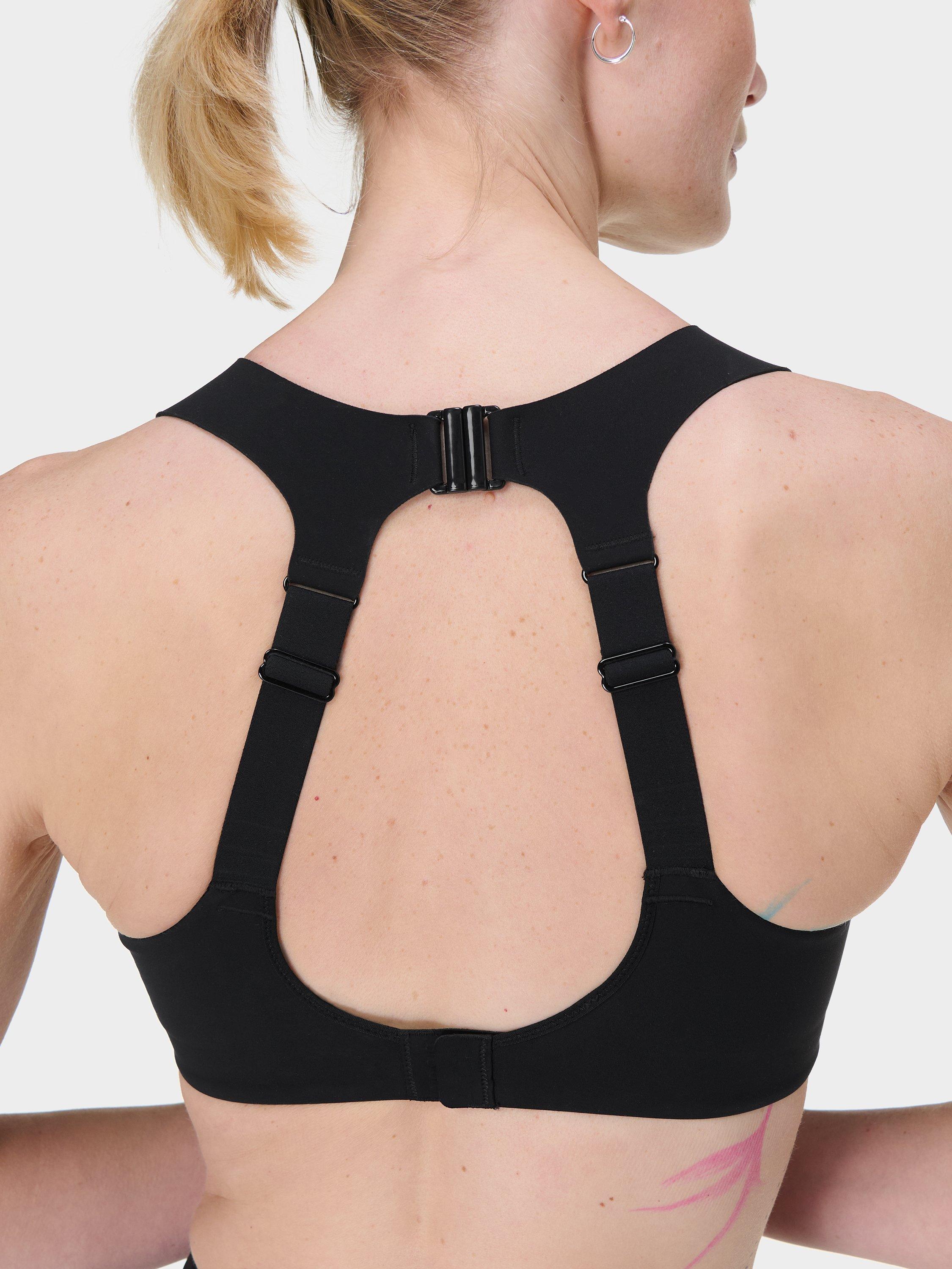 Product image 6 of 6, which shows Sweaty Betty Zero Gravity Running Sports Bra, Black C, 30B