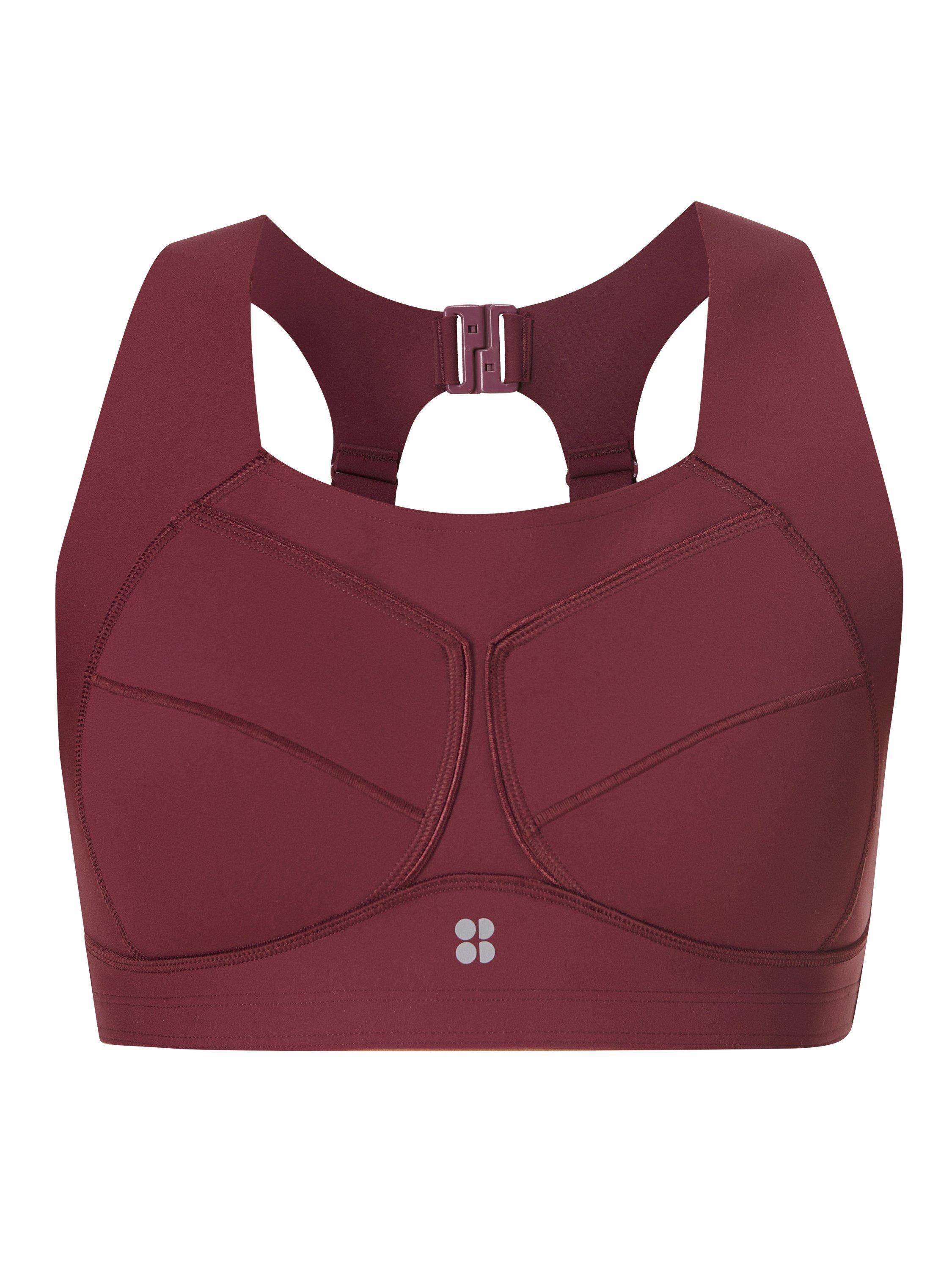 Product image 5 of 8, which shows Sweaty Betty Zero Gravity Running Sports Bra, Garnet Red, 30B