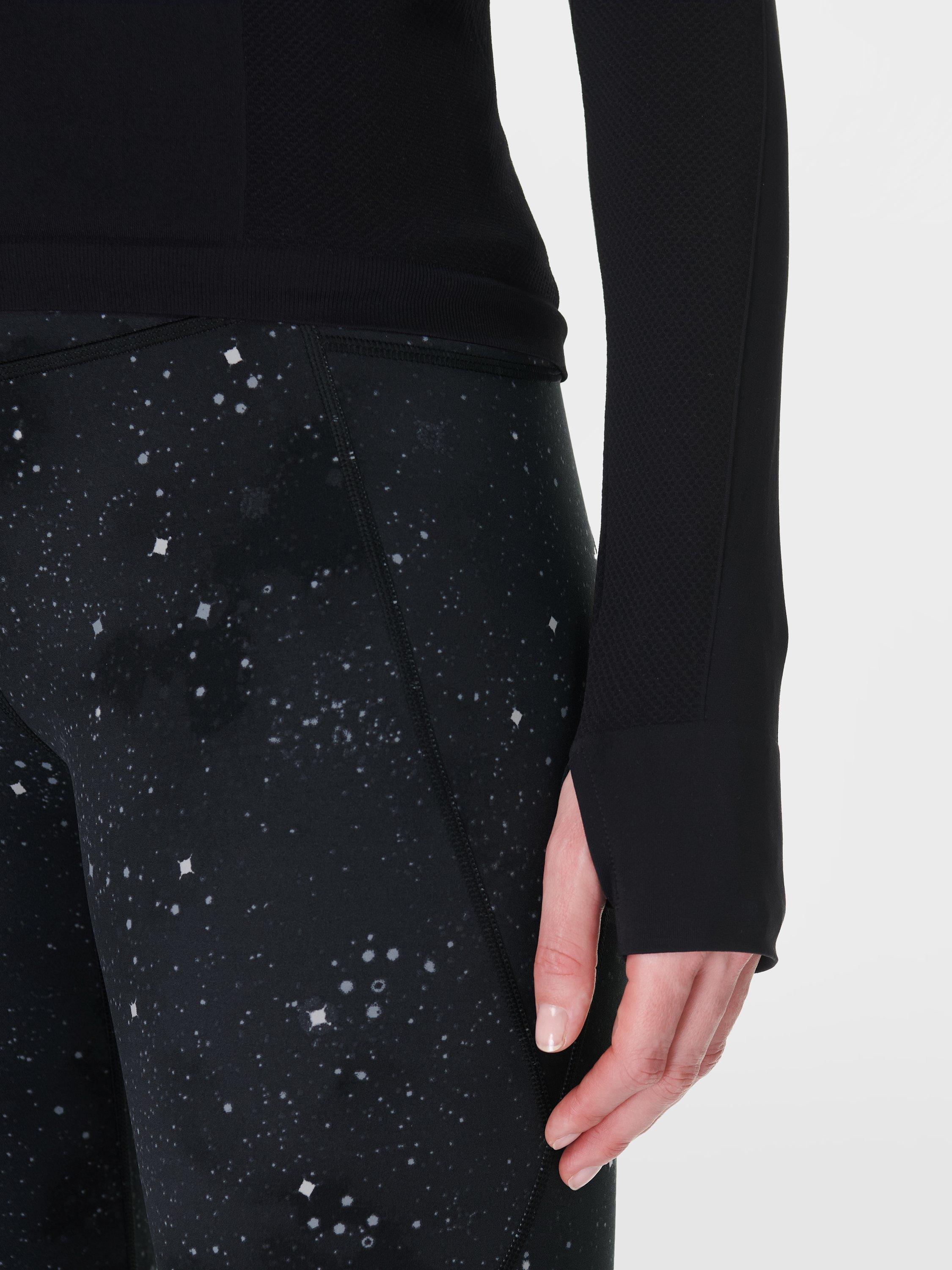 Product image 6 of 8, which shows Sweaty Betty Athlete Seamless Workout Zip Up Top, Black, L