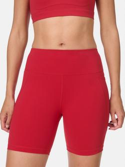 Sweaty Betty Power 6" Biker Shorts, Pepper Red