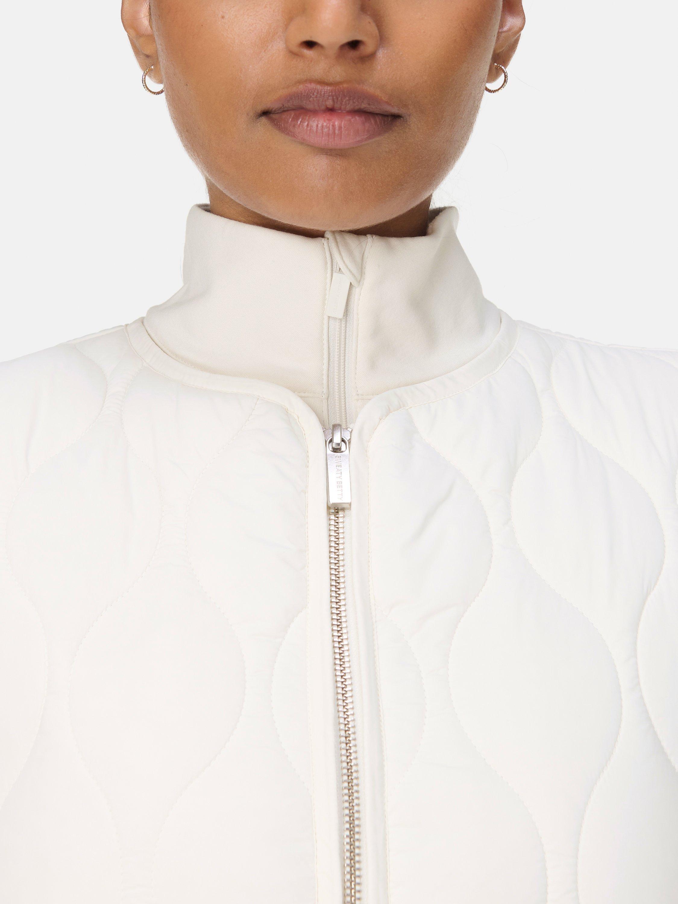 Product image 5 of 8, which shows Sweaty Betty On The Move Gilet, Lily White, XXS