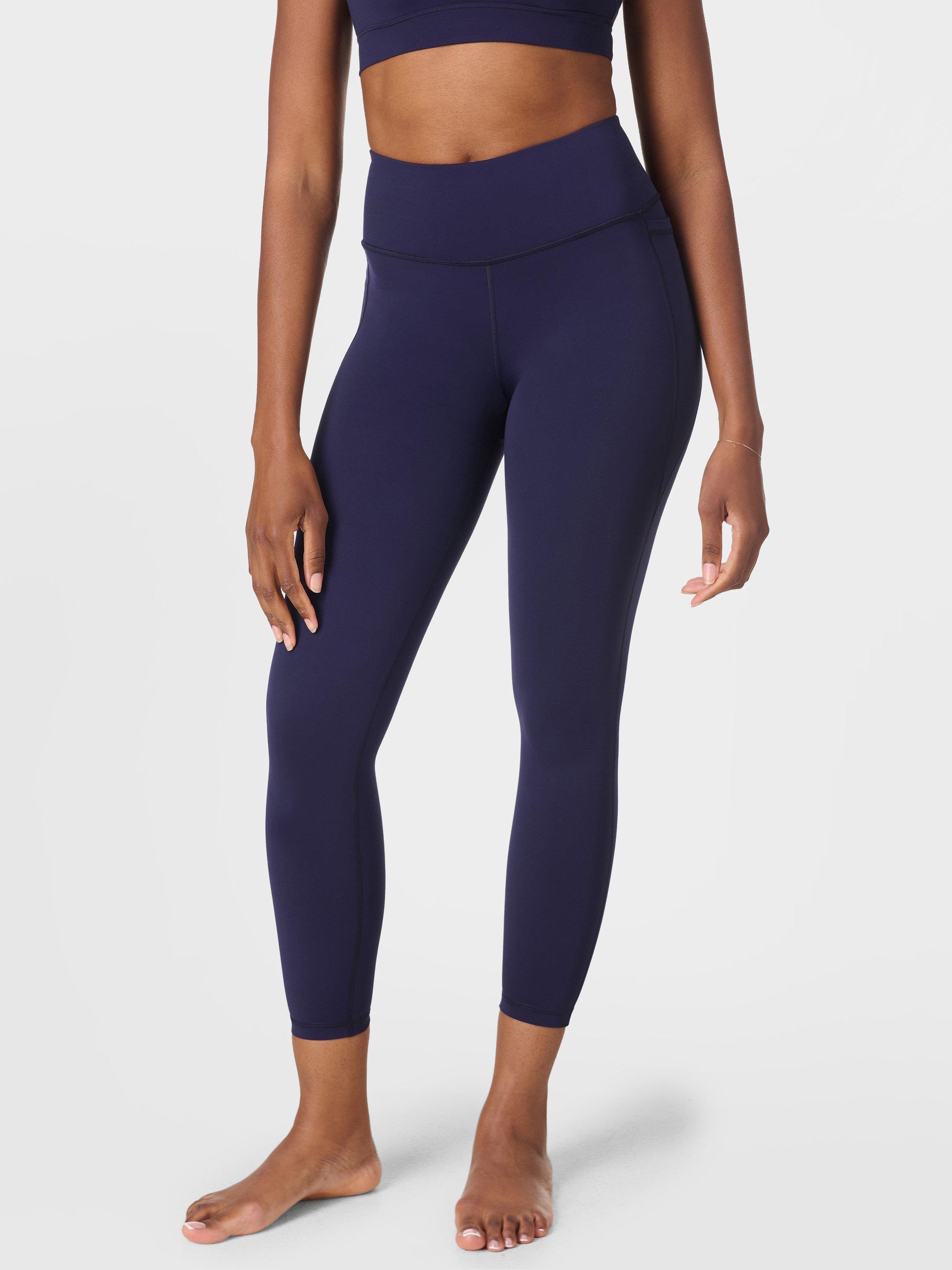 Product image 1 of 7, which shows Sweaty Betty Ultimate Studio 7/8 Leggings, Midnight Navy Blue, S