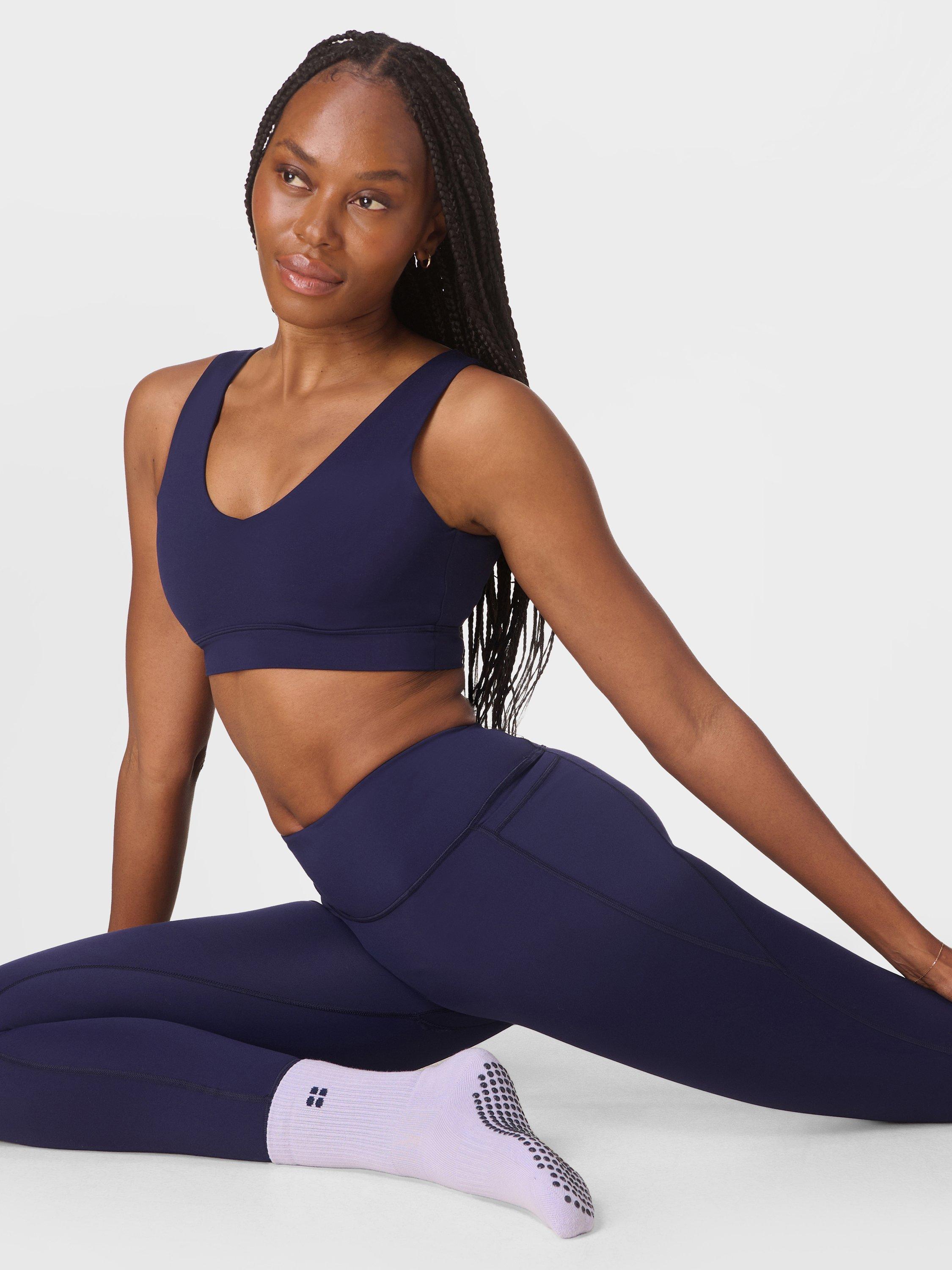 Product image 2 of 7, which shows Sweaty Betty Ultimate Studio 7/8 Leggings, Midnight Navy Blue, S