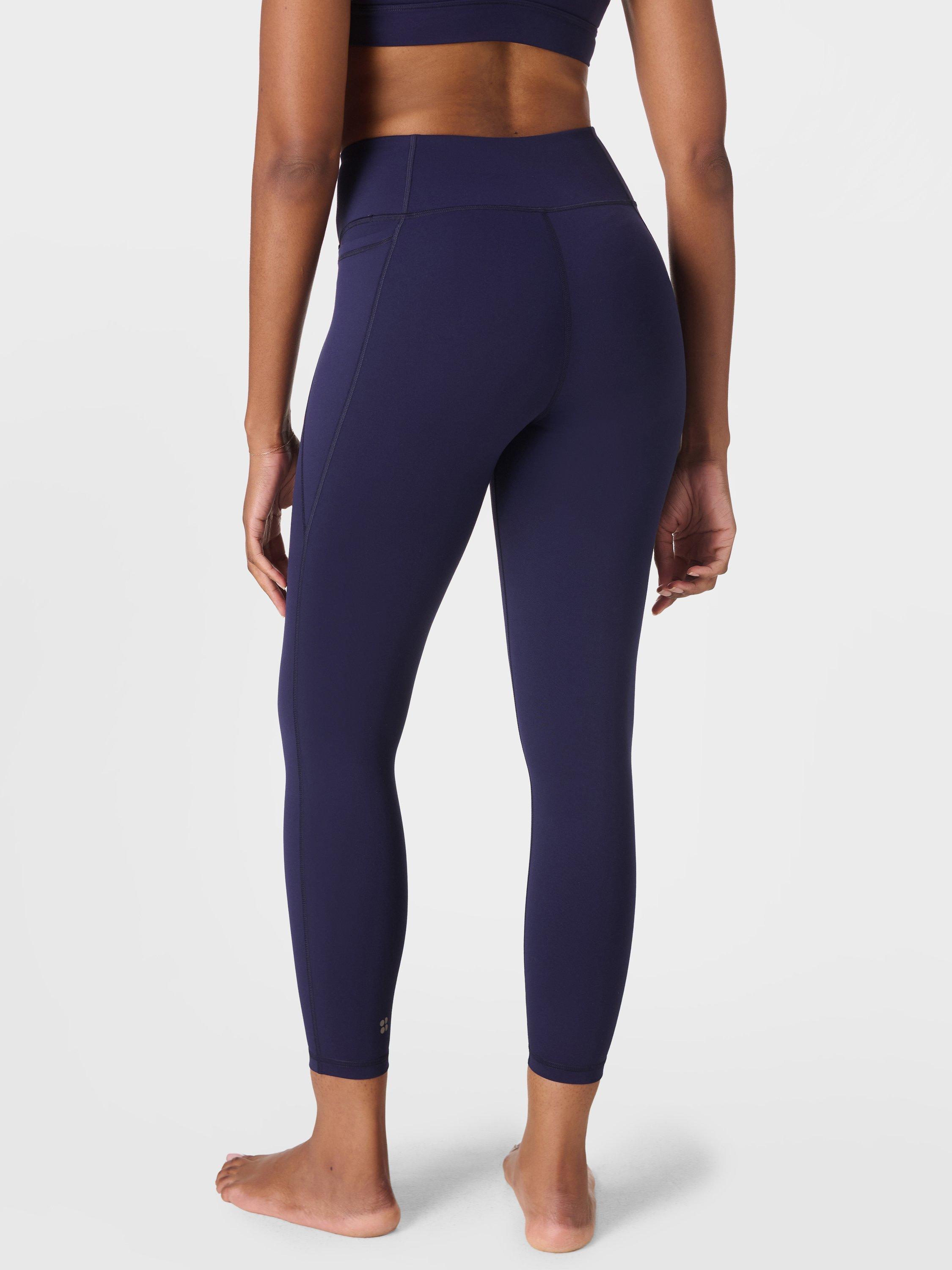 Product image 4 of 7, which shows Sweaty Betty Ultimate Studio 7/8 Leggings, Midnight Navy Blue, S