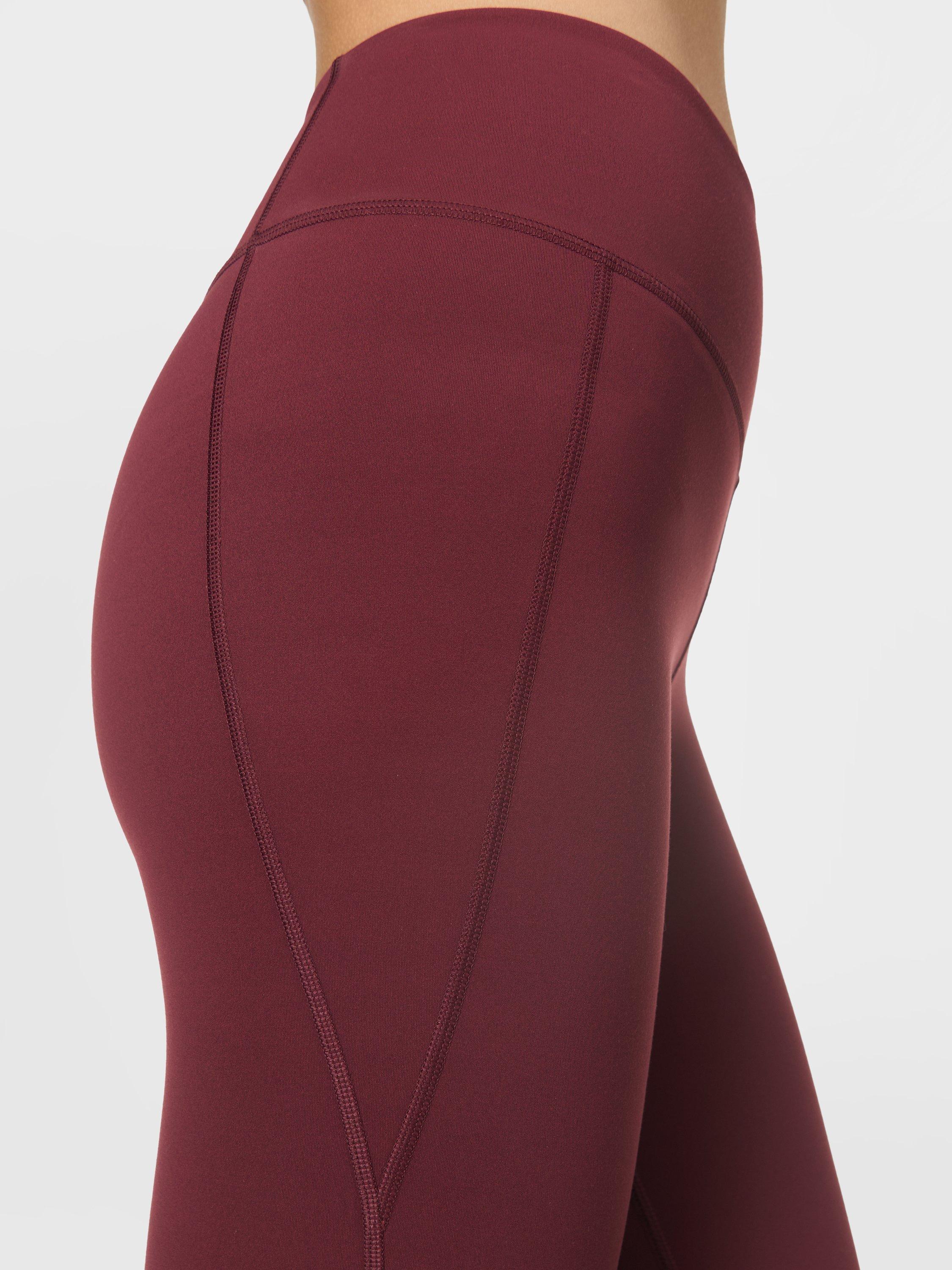 Product image 5 of 8, which shows Sweaty Betty Ultimate Studio Leggings, Garnet Red, M