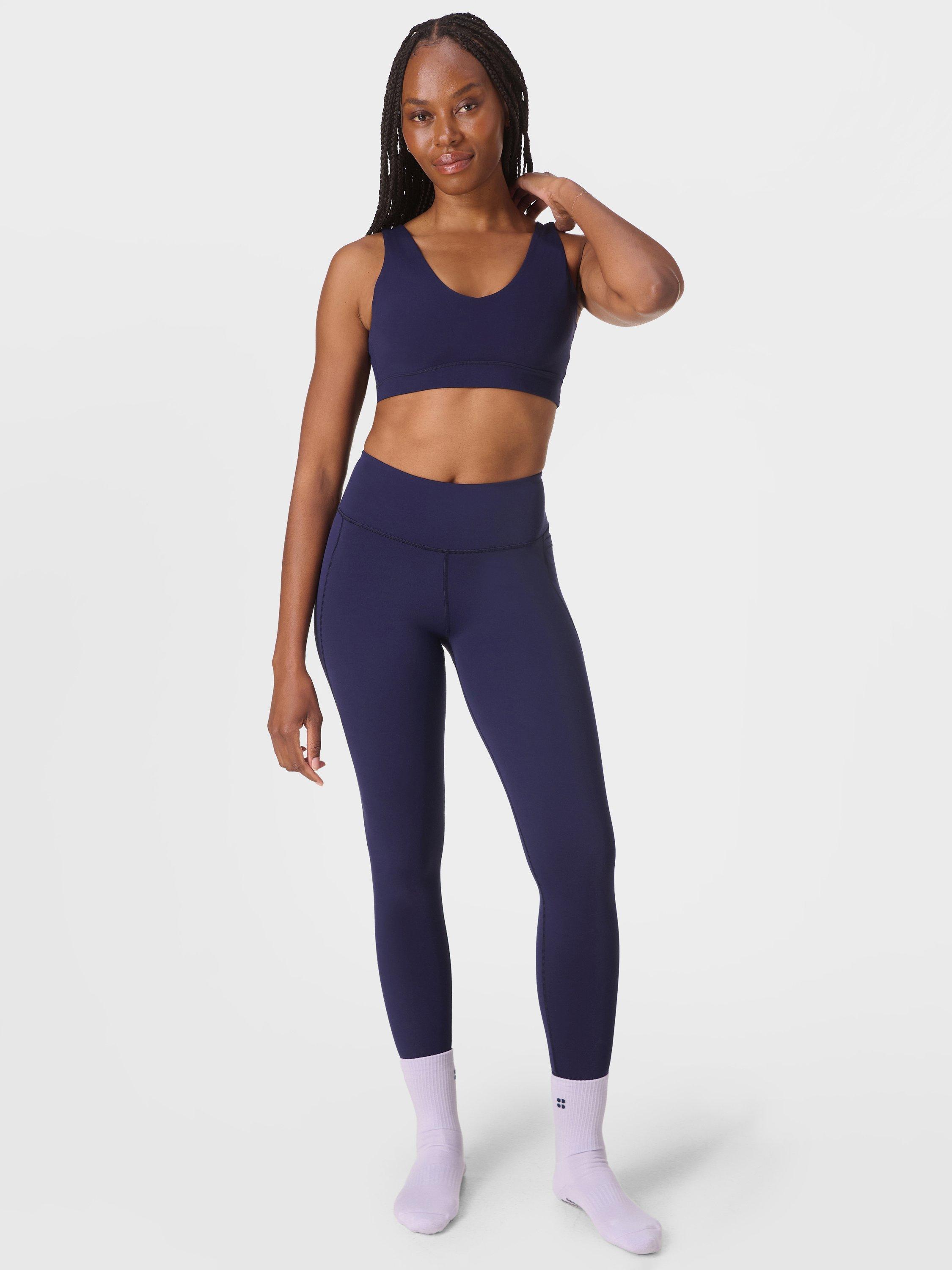 Product image 3 of 6, which shows Sweaty Betty Ultimate Studio Leggings, Midnight Navy Blue, XXS