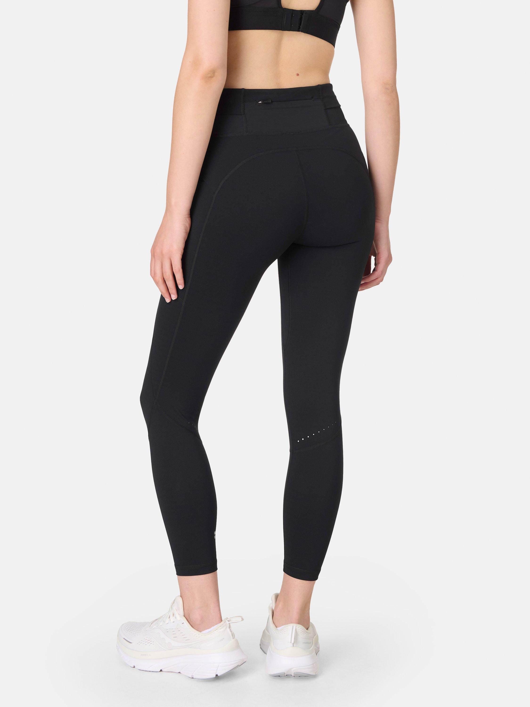 Product image 3 of 9, which shows Sweaty Betty Runners High 7/8 Leggings, Black, XXS