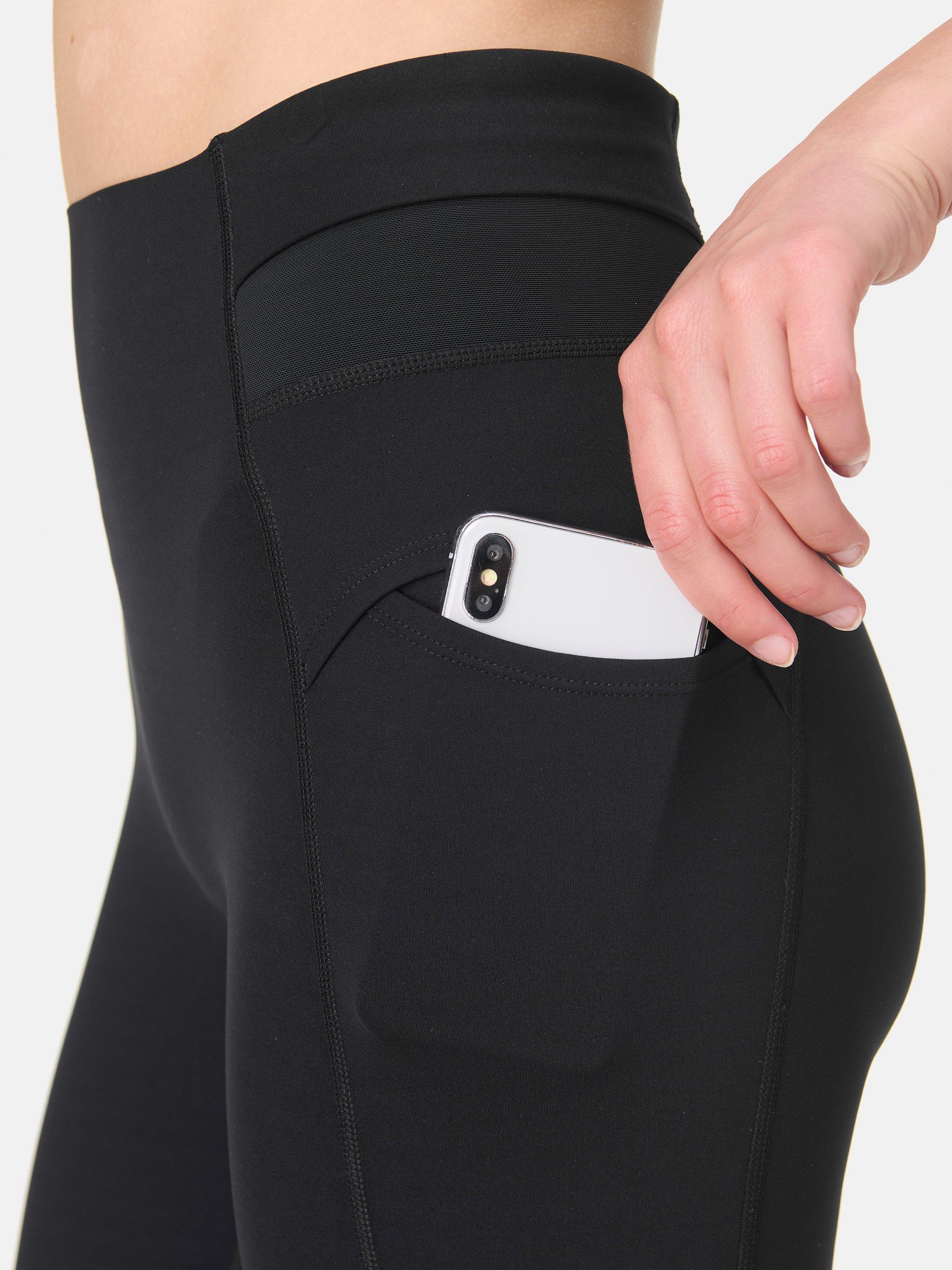 Product image 6 of 9, which shows Sweaty Betty Runners High 7/8 Leggings, Black, XXS