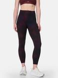 Sweaty Betty Runners High 7/8 Leggings, Red Pixel Fade Print