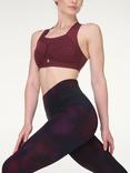 Sweaty Betty Runners High 7/8 Leggings, Red Pixel Fade Print
